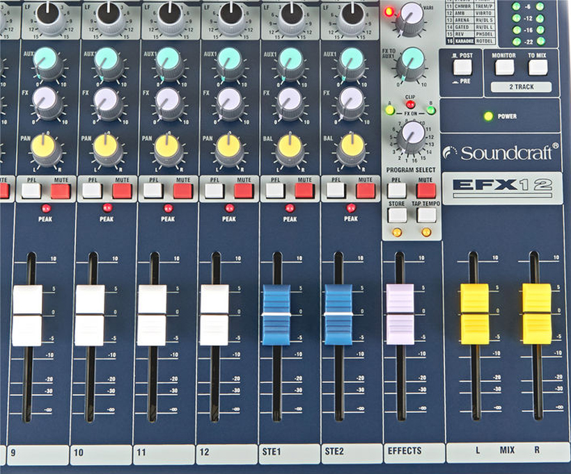 Soundcraft EFX12 アナログミキサー 【公式通販】